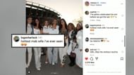 Jake Browning's fiancée Stephanie receives compliments from Andrei Iosivas' GF Logan (Image Credit: Stephanie/IG)